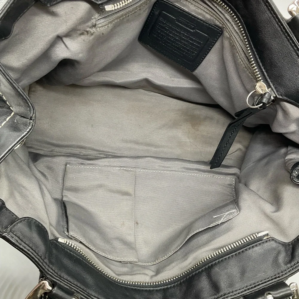 COACH LEATHER PLEATED SOHO BAG - Picture 5 of 10